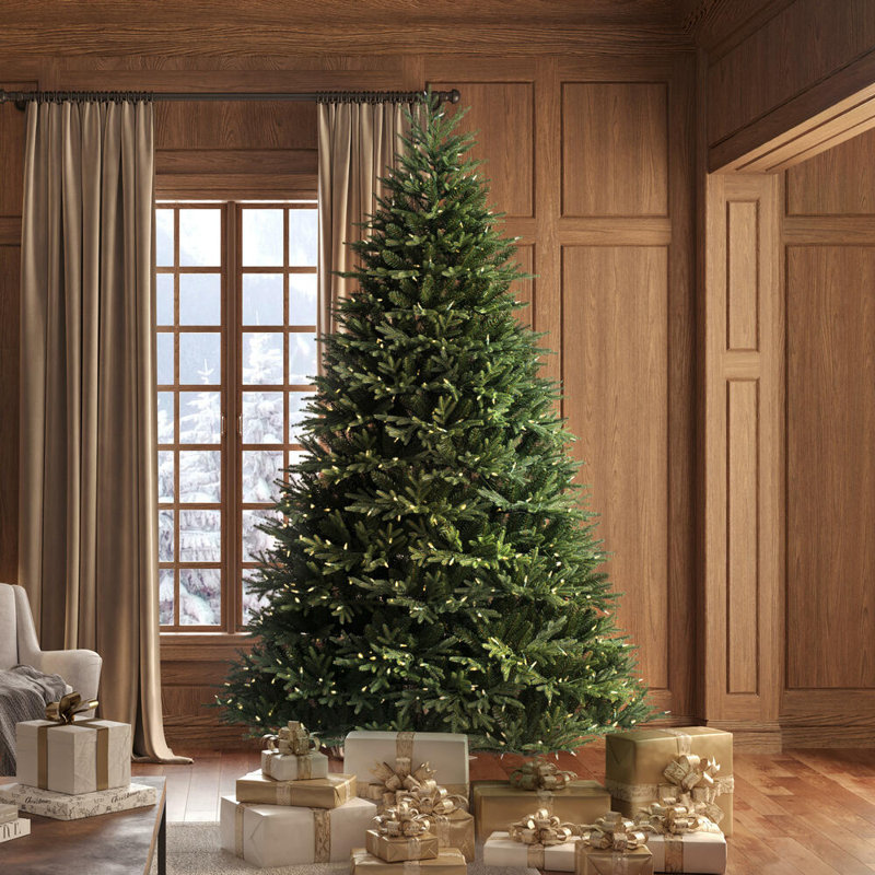 6.5' H Lighted Artificial Fir Christmas Tree