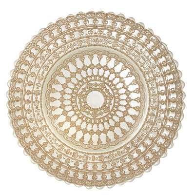 Tillia Glass Geometric Charger