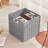 12" Collapsible Wicker Storage Baskets Storage Cubes Baskets Organizer Bins, 2 Pack-1107368305