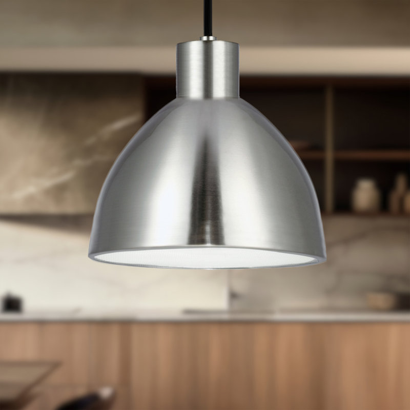 Chroma Pendant Light, Brushed Nickel, 130.75" H x 11.75" W x 11.75" D