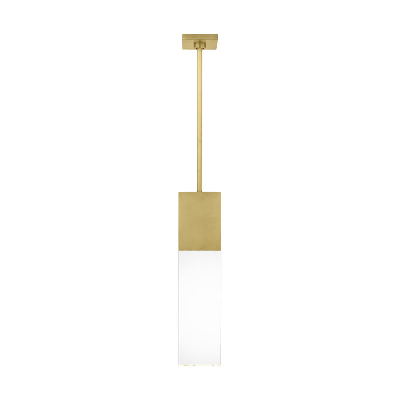 Kulma 1 - Light LED Pendant, Natural Brass