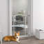 Pressure Mounted Pet Gate With Door-94282348-94590197