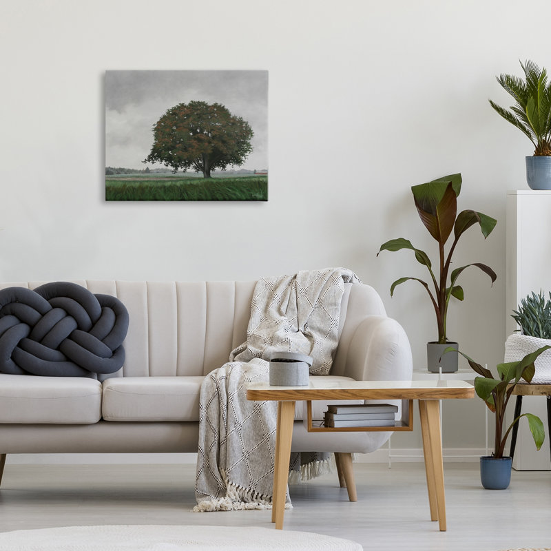 Toile d'atmosphère solitaire, design par Julie Peterson, H 16 po x l 20 po