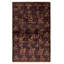 Tapis bleu foncé Saim Rare War 4 pi 1 po x 6 pi 5 po
