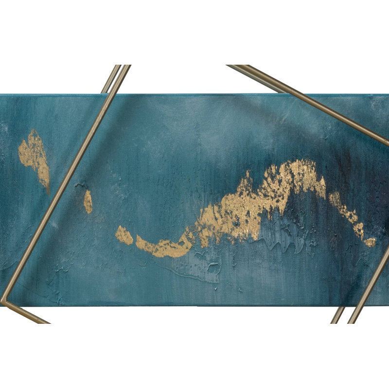 Handmade Glam Abstract Wall Decor on Metal