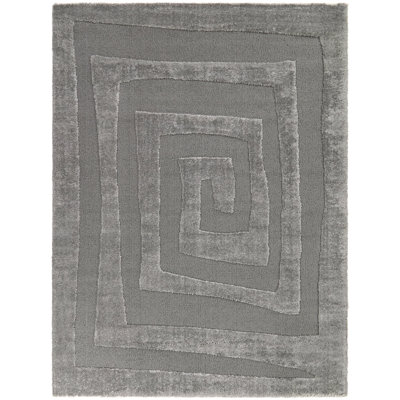 Tapis gris Draco