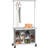 Magdelina 30.5'' Metal Rolling Clothing Rack