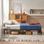 Minimal Screwless Black Bed Frame With Square Feet-1444415350