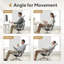 Chaise de travail ergonomique en filet avec support lombaire à 2 zones et accoudoirs 3D Nouhaus Morph - Gris-585545452