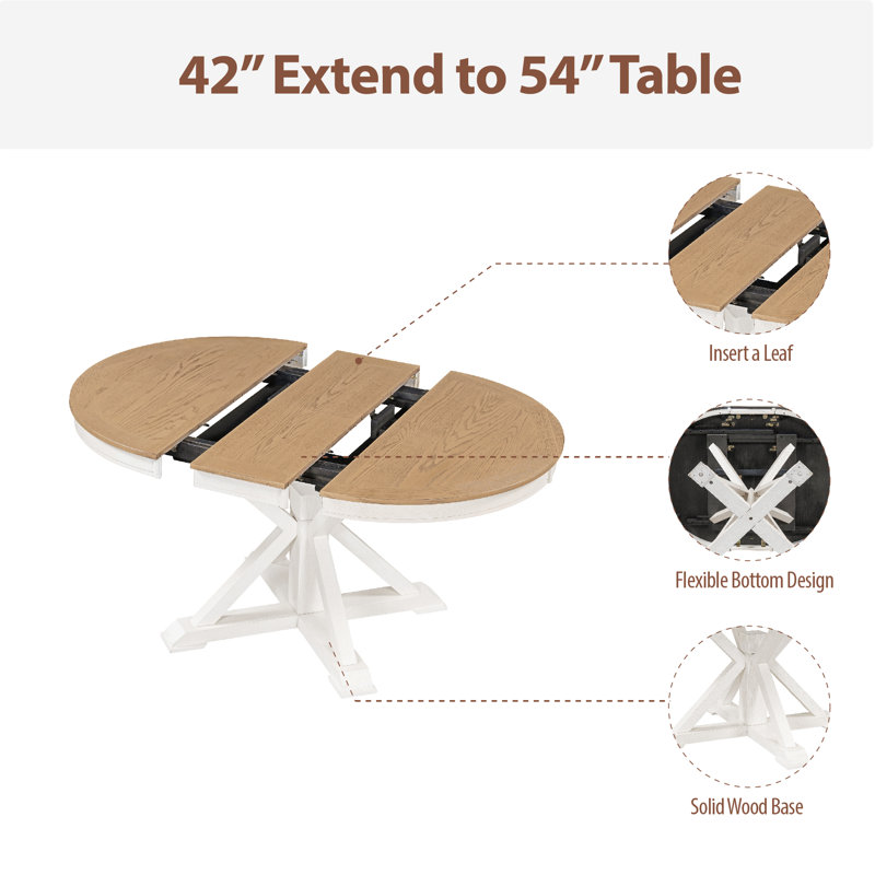 4 - Person Pedestal Dining Set