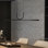 Luminaire suspendu linéaire noir en forme de U avec lampes suspendues modernes en forme de U