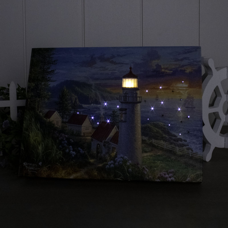 Evening Watch 8X6 Lighted Tabletop Canvas