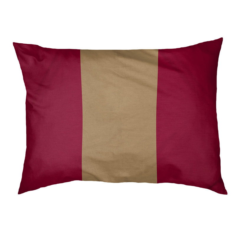 Golden State Polyester Pet Bed, Medium (28" W x 18" D x 6" H), Maroon/Gold/Maroon