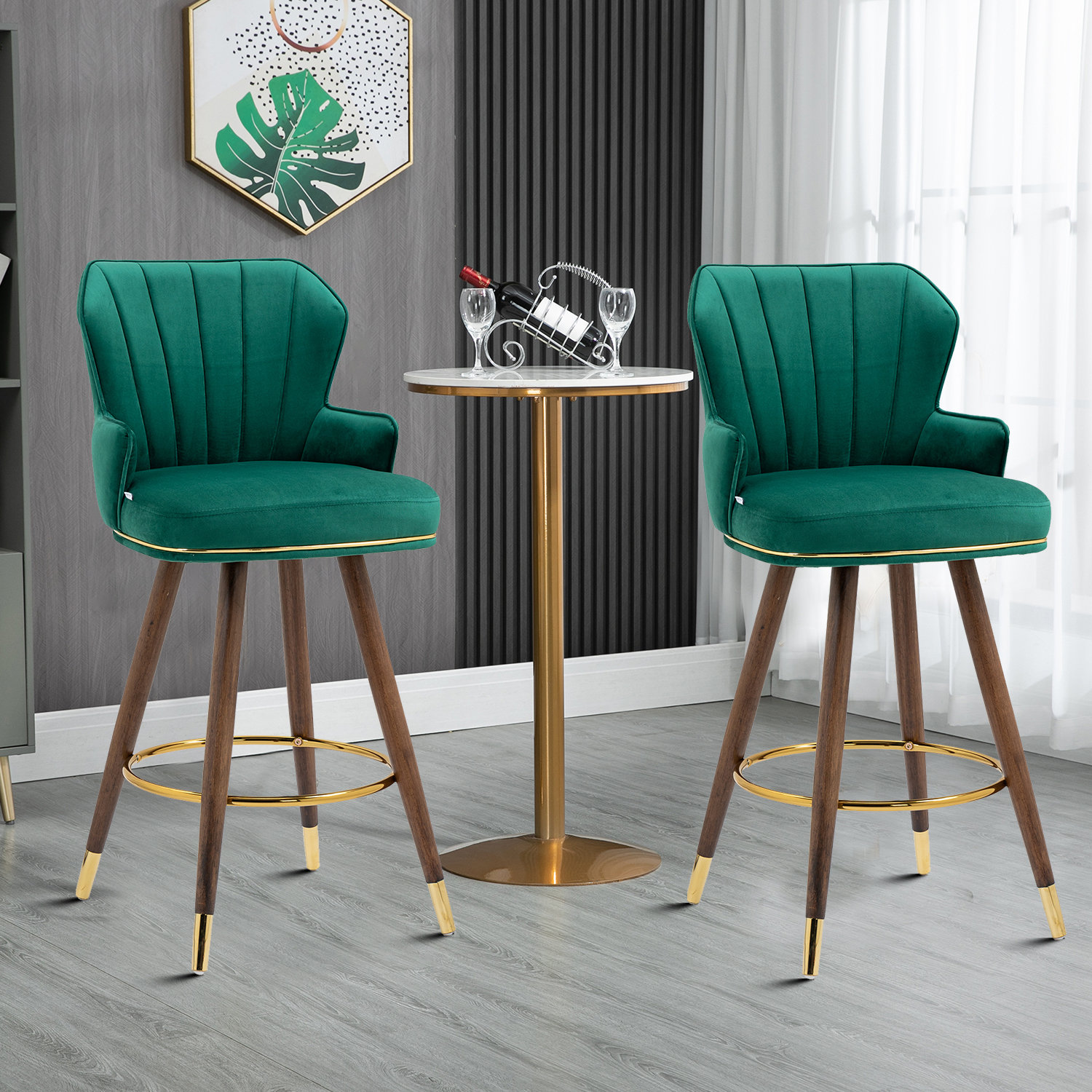 Circular best sale bar stool