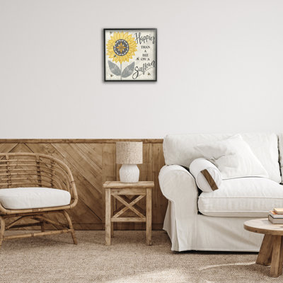 «Happier Than Bee» et art de tournesol par Deb Strain