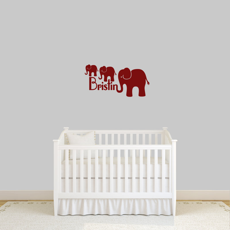 Animals Wall Decal, Cranberry, Yes