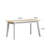 Rowley 4 - Person Rubberwood Solid Wood Modern Dining Table Set-93524560
