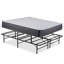 Matelas hybride à ressorts mi-ferme 9 po avec lit plateforme en métal 14 po Huckle-68978437