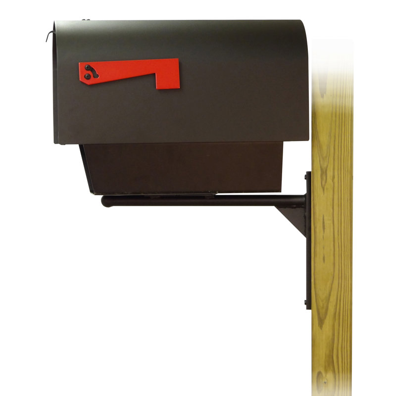 Titan Steel Post Mounted Mailbox