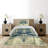 Motifs Industrial Polyester Coverlet