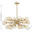 Lustre 18 lumières Matisse en laiton-1486406853