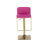 Swivel Upholstered Velvet Adjustable Height Counter Stool-1968331584