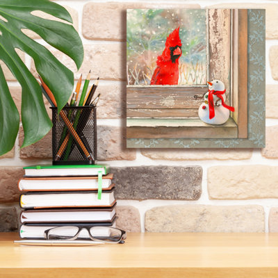  'Winter Greeting' by Marvindale Canvas Wall Art