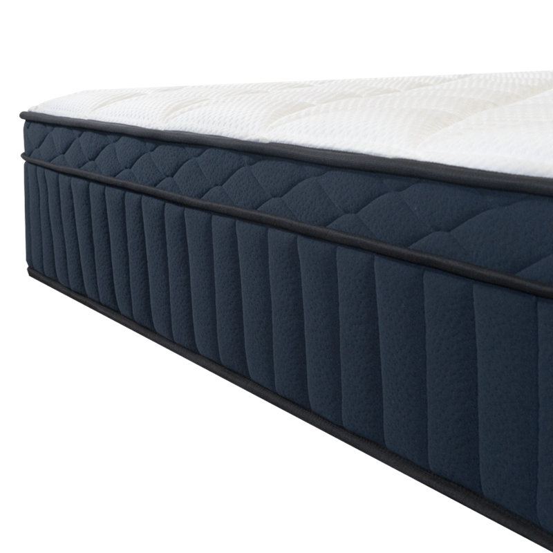 Matelas hybride à plateau-coussin mi-ferme 12 po Go Sleep, Très grand californien