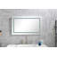 Miroir de salle de bain à DEL avec éclairage avant et arrière, anti-buée, mémoire