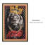 Britwall LED Wall Art Lion King Illuminated Canvas 61.6x91.6cm with UK Plug & ON Off Switch