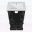 Armoire de rangement de salle de bain avec lavabo en céramique, pour un rangement élégant-951064308
