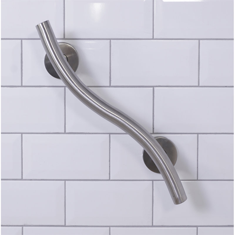Defreese Grab Bar, 48cm W, Brushed Finish