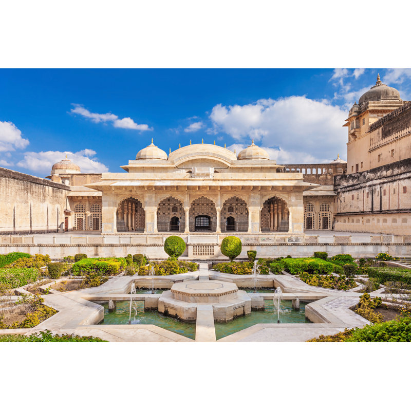 Amer Fort Near Jaipur by Saiko3P - Wrapped Canvas Print, 30cm H x 46cm W