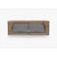 Brown Wicker Outdoor Loveseat, Palisades Cream