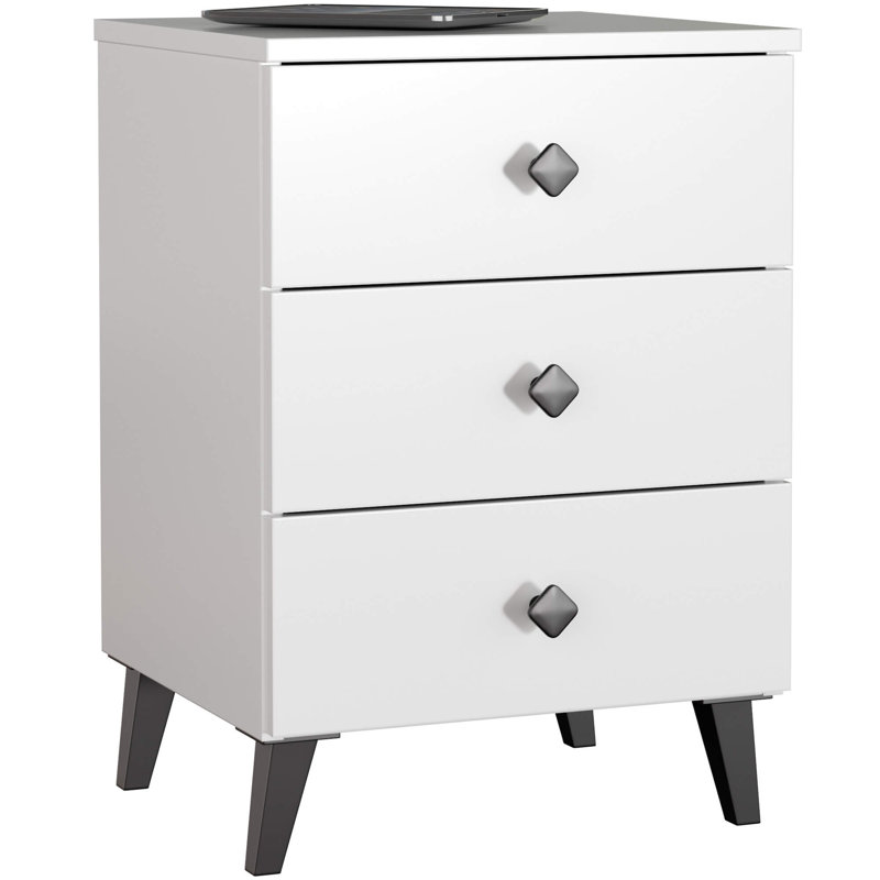 Netawaka 40cm W Particle Board Bedside Table