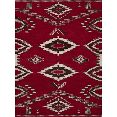 Mesa Hand Knotted Wool Southwestern Area Rug