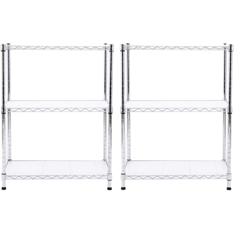 Rayonnage à 3 tablettes Rona, Chrome