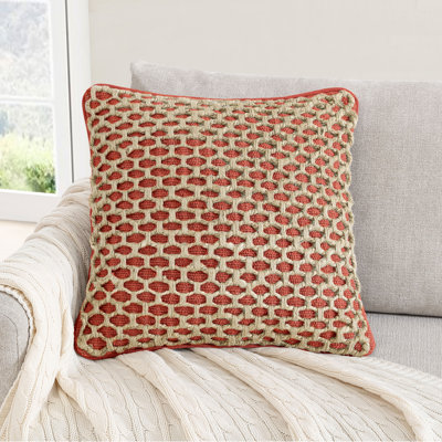 Ablo Textured Cotton Blend Throw Pillow