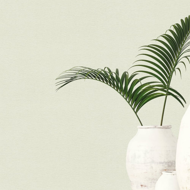 Hygge Home Collection Woven Texture Wallpaper Roll, Pale Green