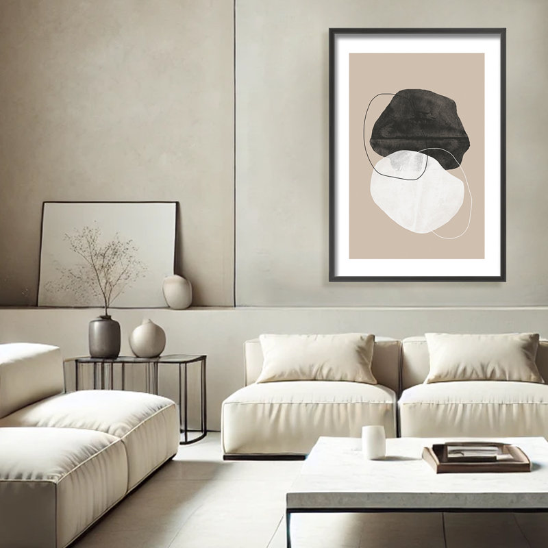 Cosmic Abstract by The Miuus Studio - Picture Frame Painting on Paper, 48" H x 32" W x 1.5" D, Wrapped Canvas, Does Not Apply