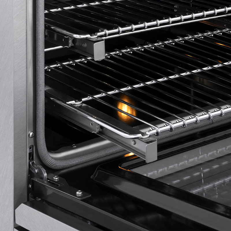 ZLINE Autograph 30 in. Paramount Induction Range with 4 Element Cooktop & Matte Black Accents, Satin Stainless Steel