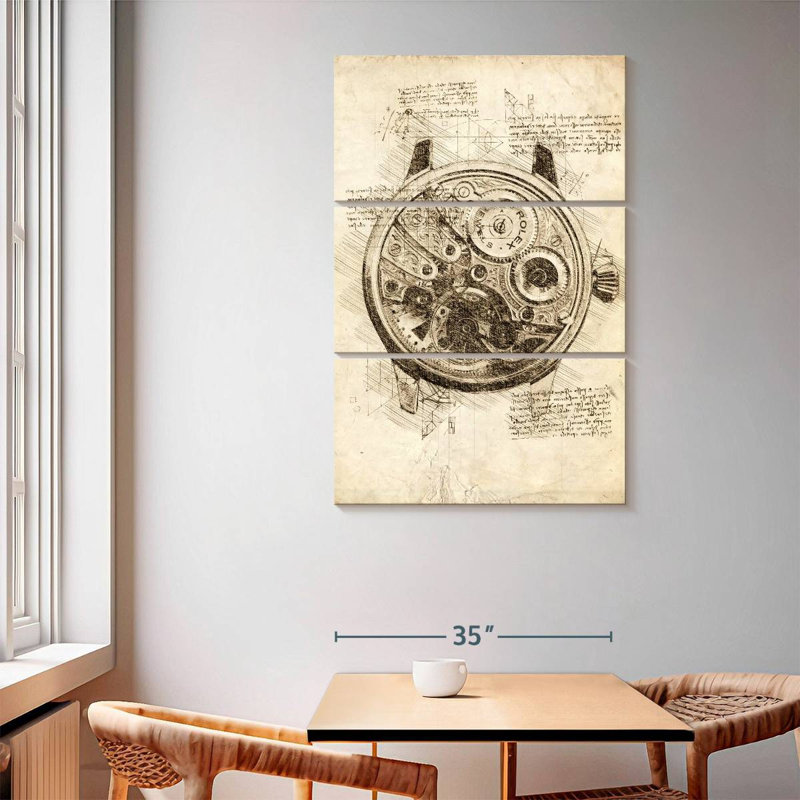 Old Rolex Inside, 65" H x 42" W