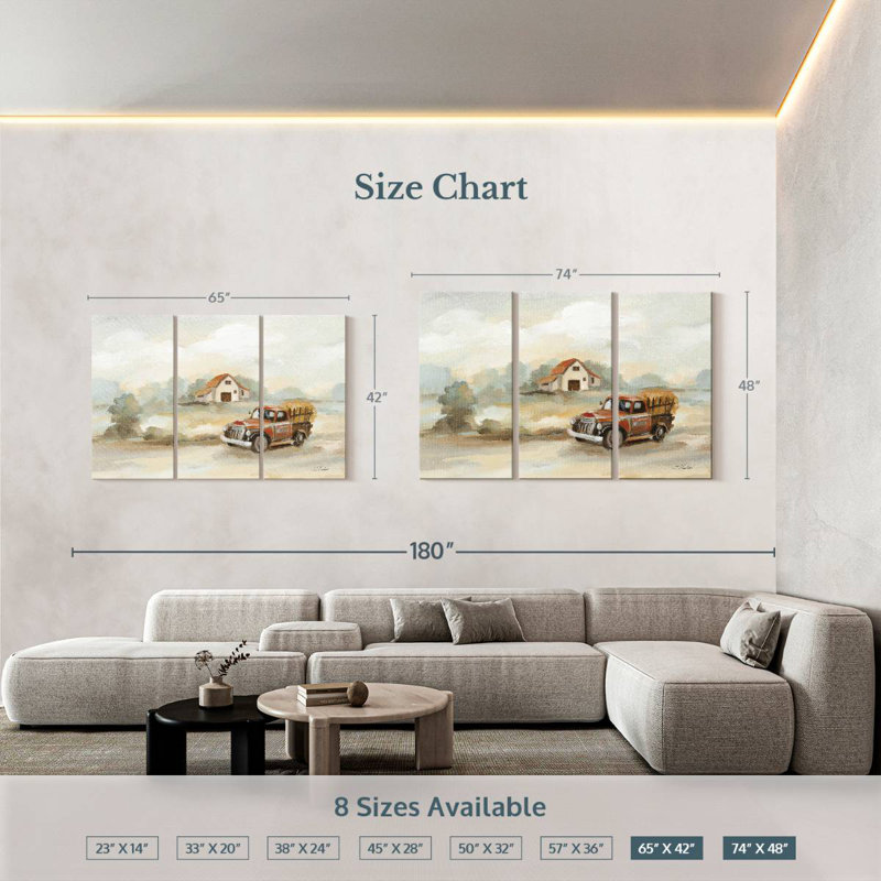 Mehar The Old Farm, 42" H x 65" W