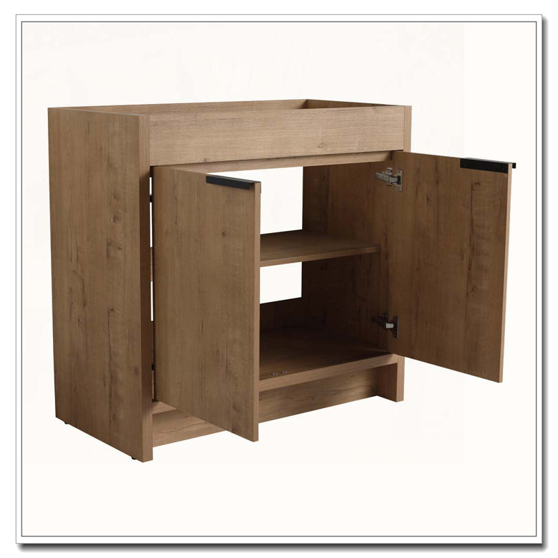 Freestanding Bathroom Vanity With Soft Close Cabinet Doors Without Sink