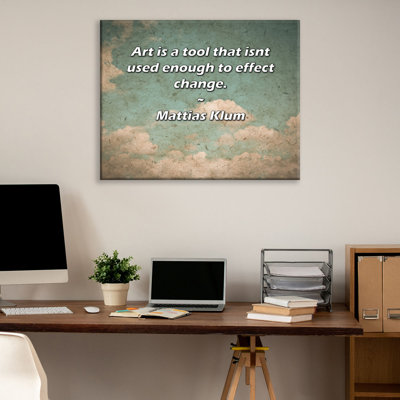 Astoria Grand Gallery Wrapped Canvas By Mattias Klum: "Art is a tool that isnt used enough to effect