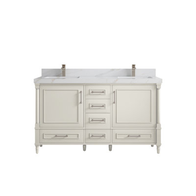 Aberdeen 60'' Double Bathroom Vanity with Top