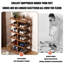 Shoe Rack 12 Pair Shoe Storage