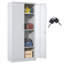 Armoire de garage 71 po en métal - Armoire en acier robuste et sécuritaire pour le garage et le bureau personnel-1492999576