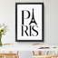 Paris - Picture Frame Typography-62808626-62808630
