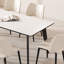 Table et chaise de luxe simple et légère